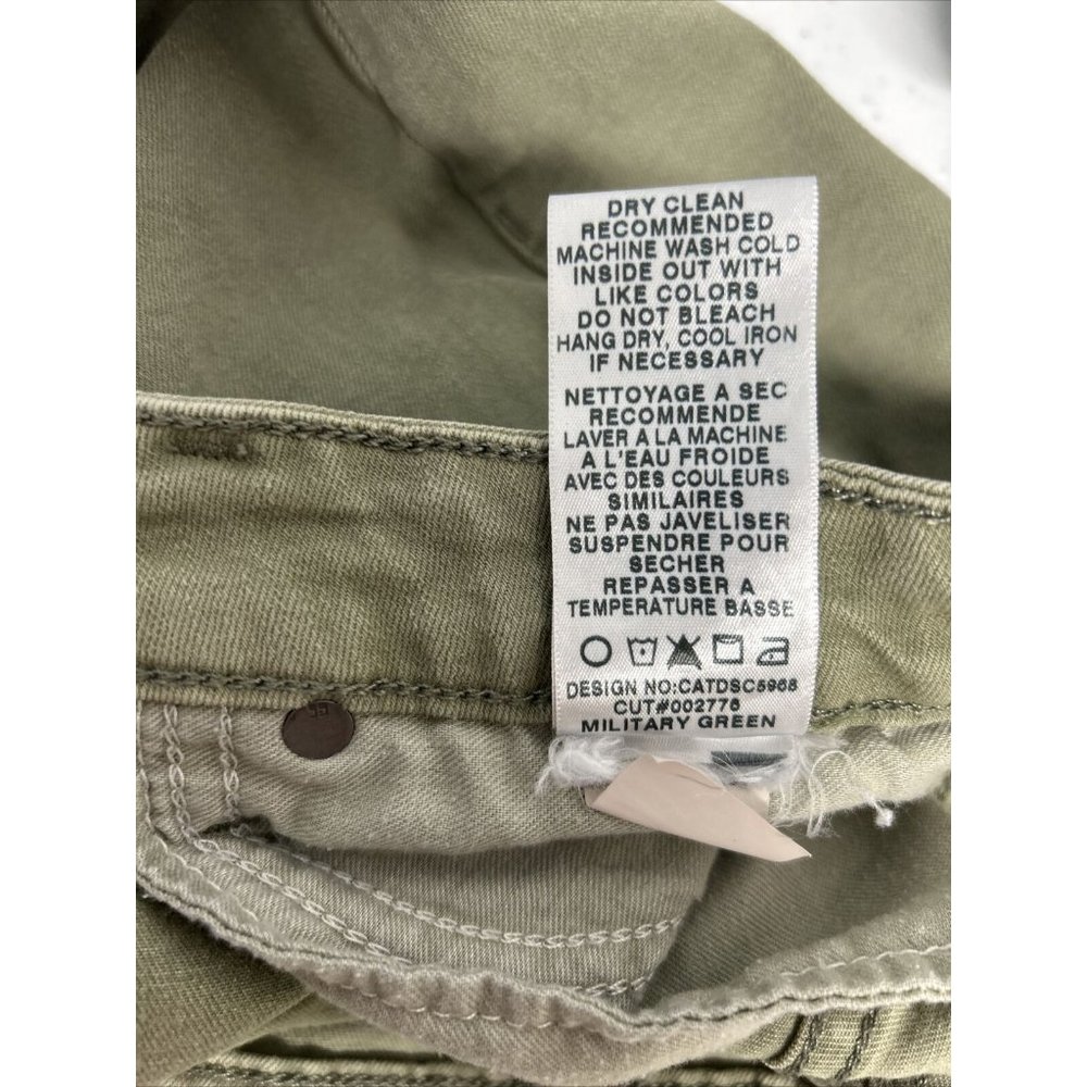Joe's Jeans Military Green Distressed Skinny Ankle Mid Rise Jeans Pants (30x28) - Picture 13 of 13